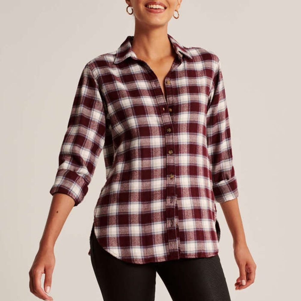A B E R C R O M B I E & F I T C H Plaid Shirt - image 1